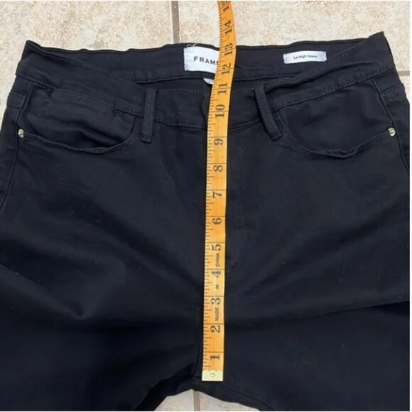 FRAME DENIM Le High Skinny size 31 black - Picture 9 of 12